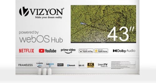 VIZYON WEBOS TV 43 INC SMART TV