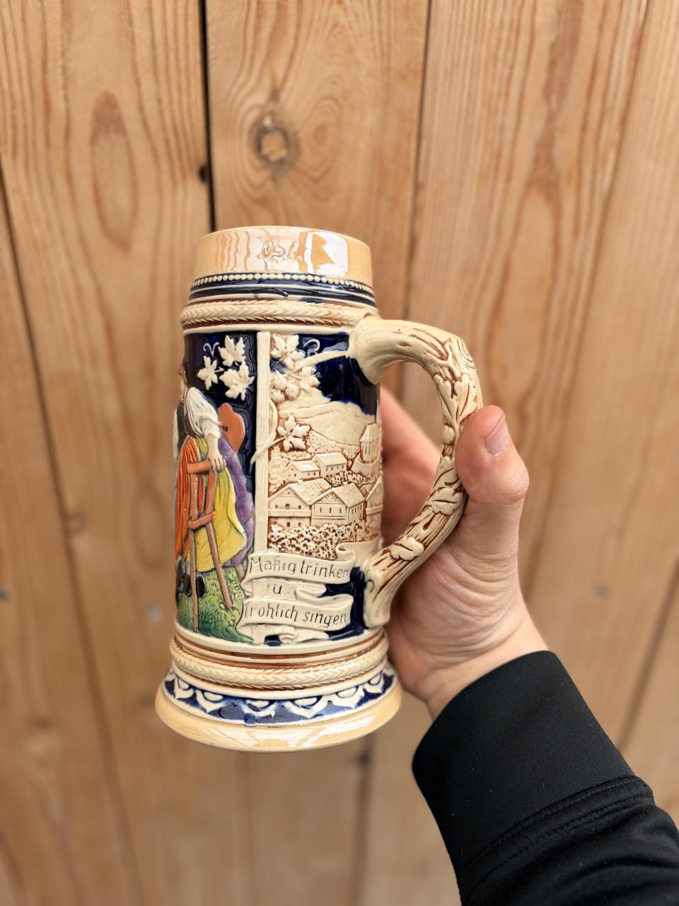 Vintage Duitse bierpul / bierkruik