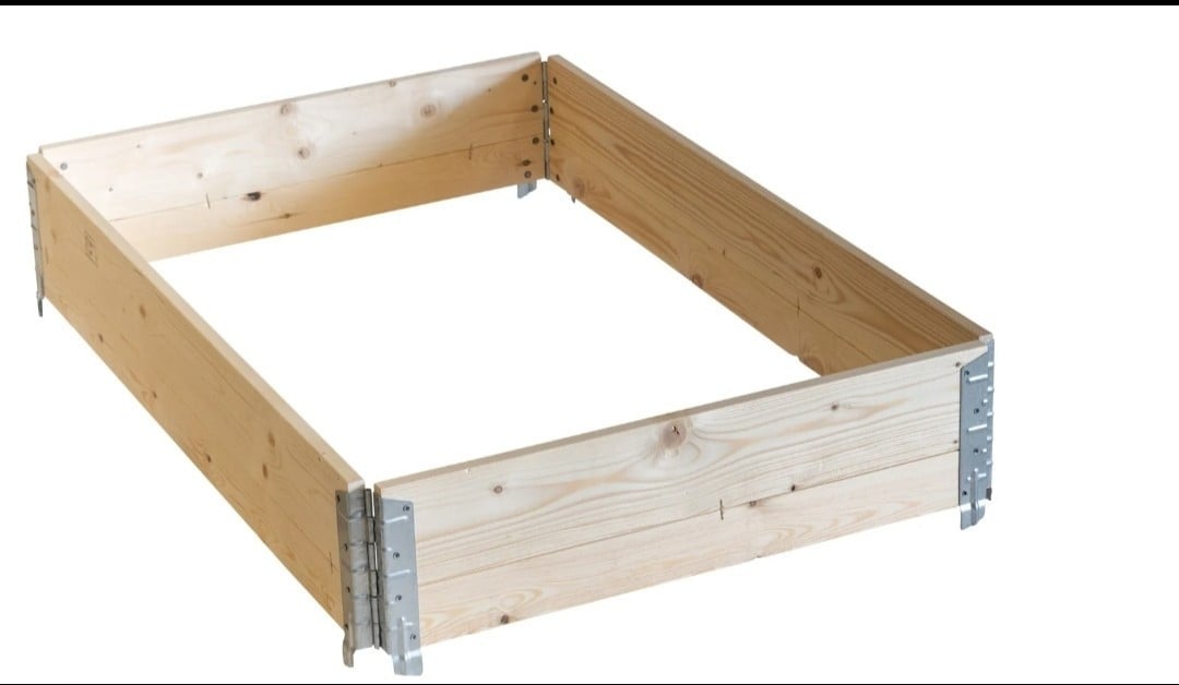 Pallet randen, palletranden, moestuin bakken.