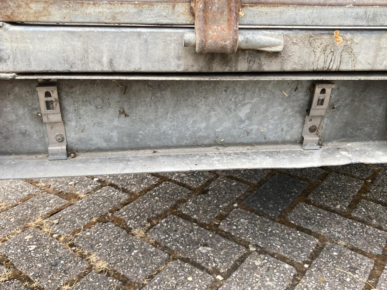 Aanhanger bakwagen kar enkelasser torsievering i.z.g.st.!    125x225 cm