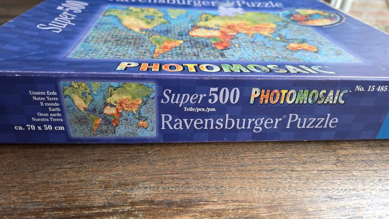 🤩 Prachtige Ravensburger Photomosaic puzzel 500 (wat grotere)