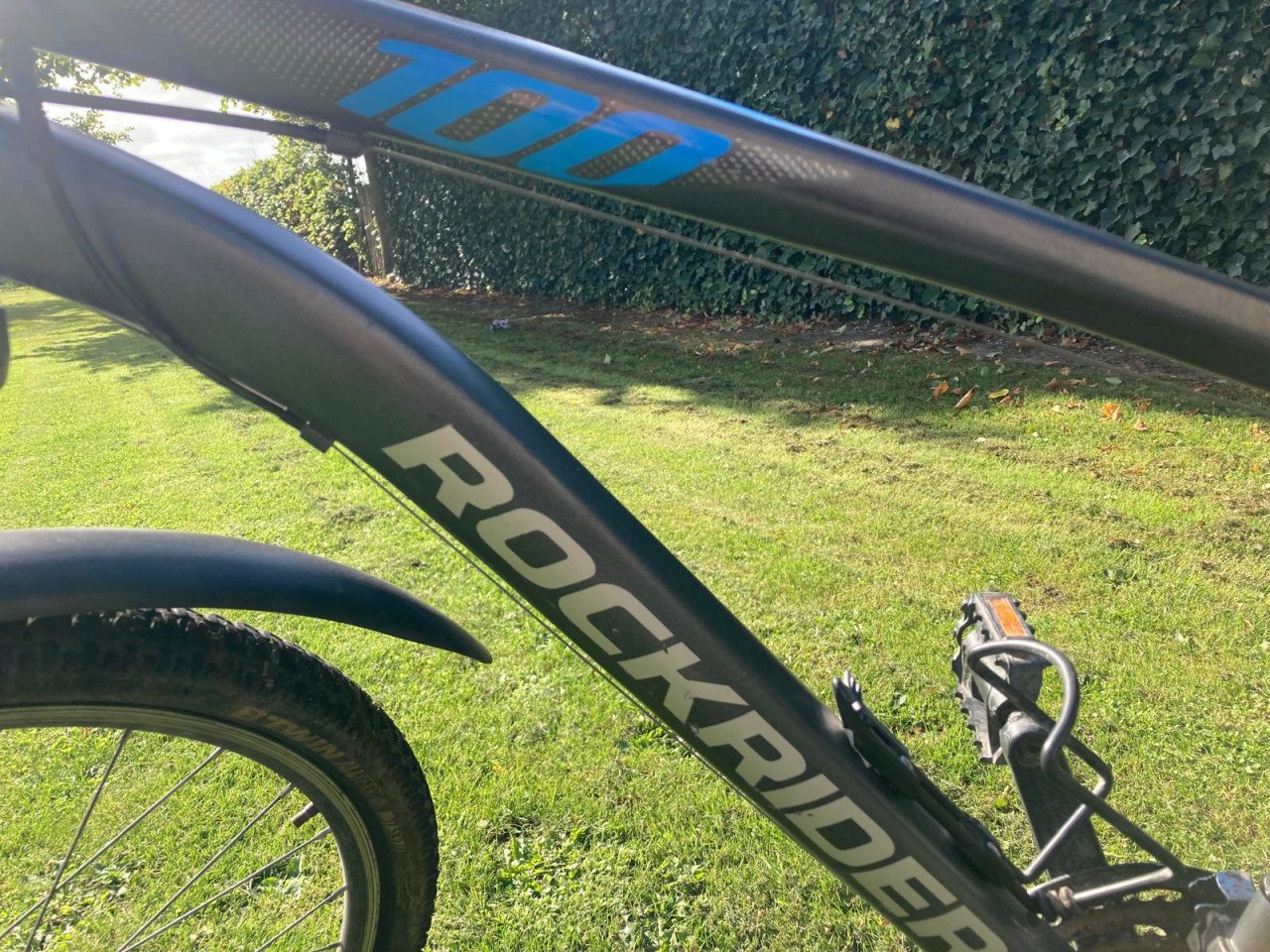 Moutainbike Rockrider ST120 zwart/blauw 27,5 inch