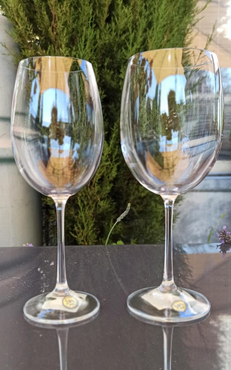 Happy Wine 2 * 6 glazen Bohemia Kristal (6 x rood + 6 x Bourgogne) - Nieuw