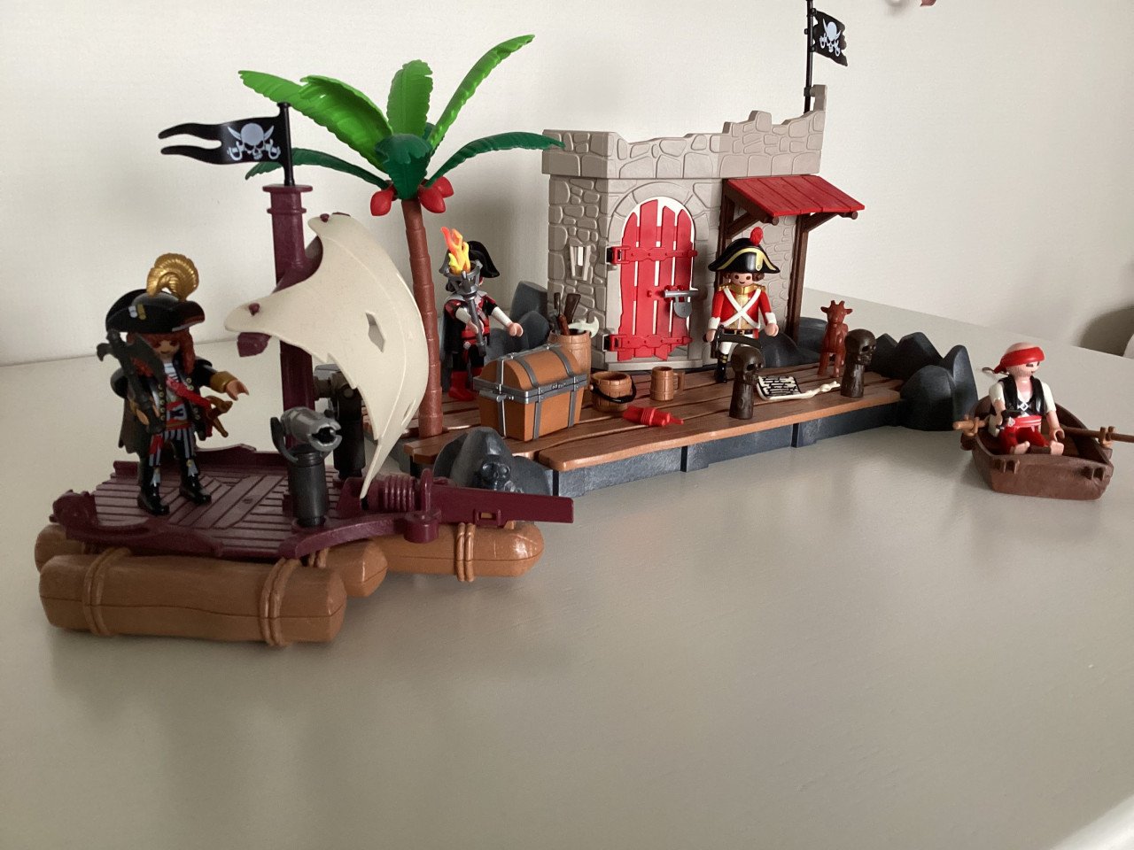Playmobil piraten  eiland
