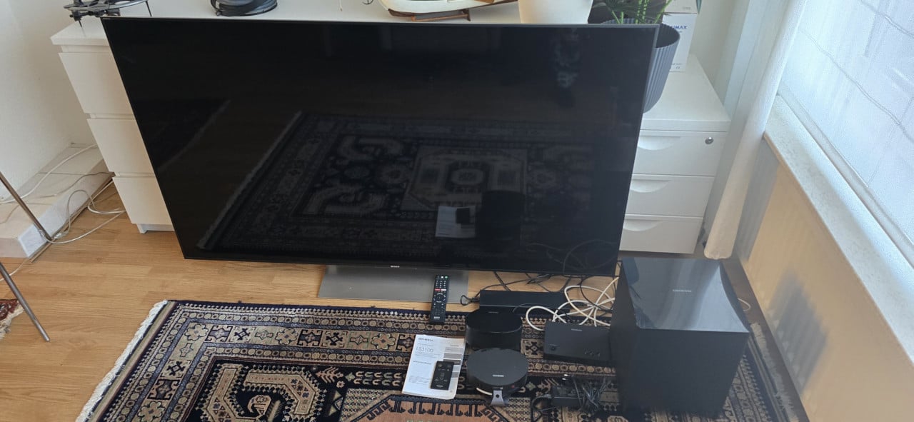 SONY BRAVIA 4K 65 INCH KD-65XE9005 + INCL SOUND SYSTEEM +WIRELESS SUBWOOFER