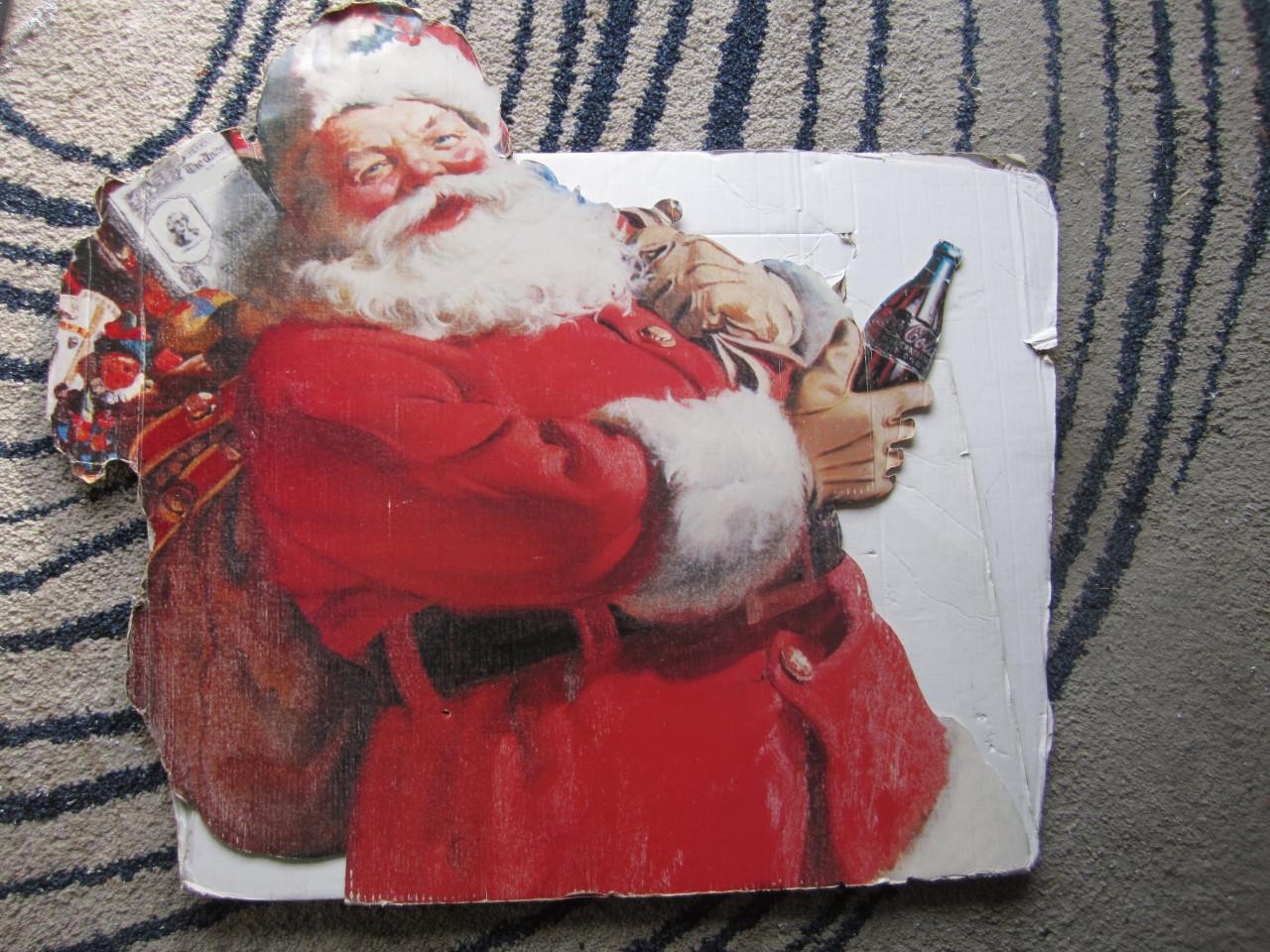 Reclame Coca Cola kerstman display