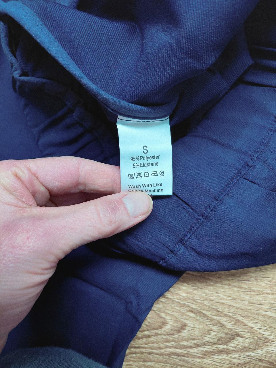 Marineblauwe 7/8 broek - Maat S, Nieuwstaat