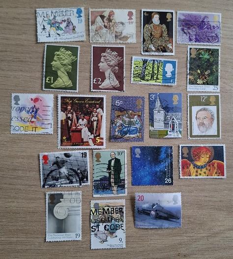 Postzegels Engeland 3