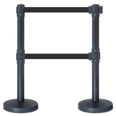 Afzetpalen met dubbel trekband