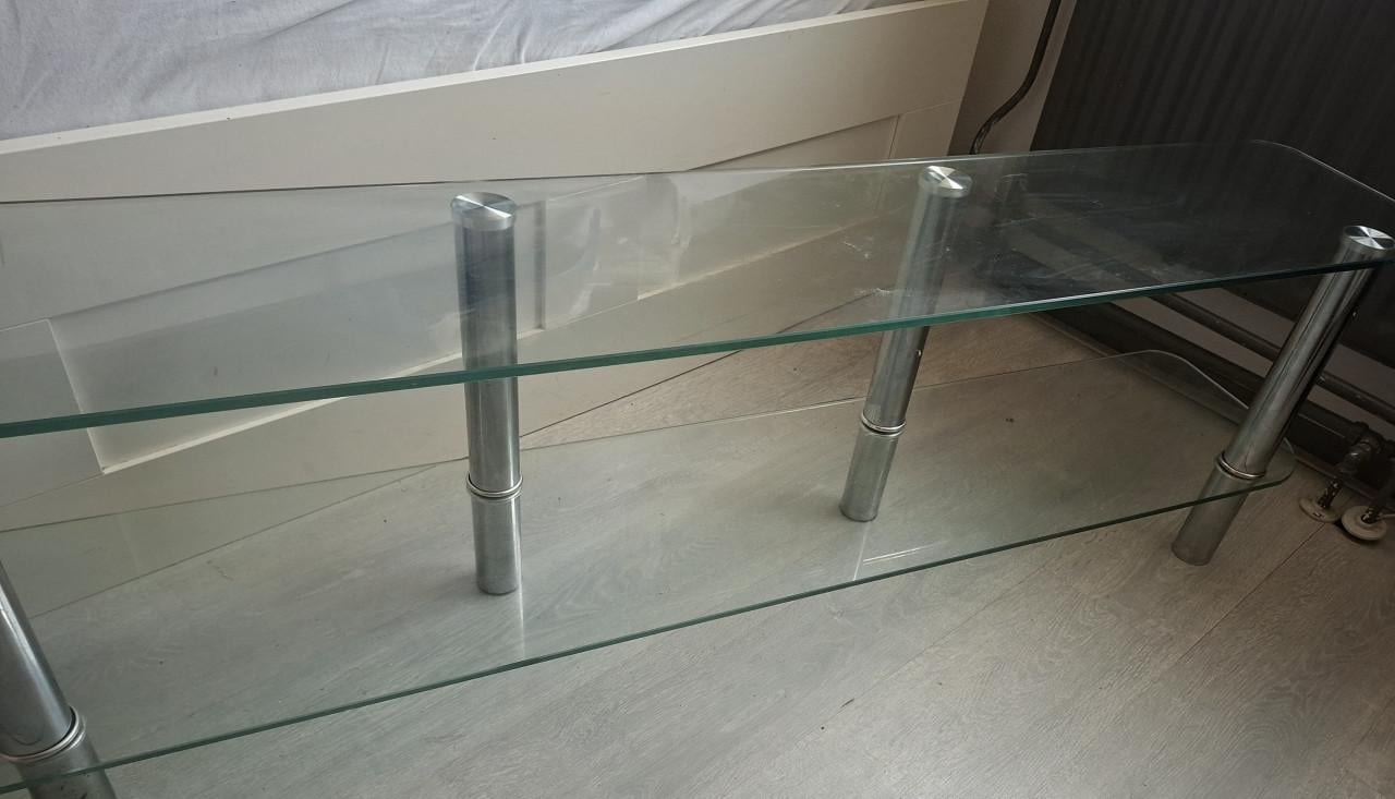Glazen tv meubel
