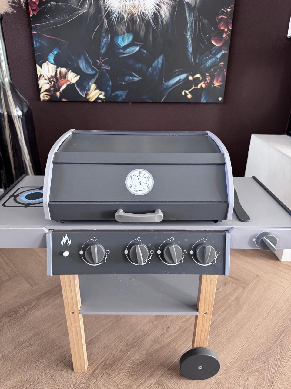 Houten barbecue speelgoed
