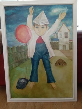 Schilderij van Marja de Lange