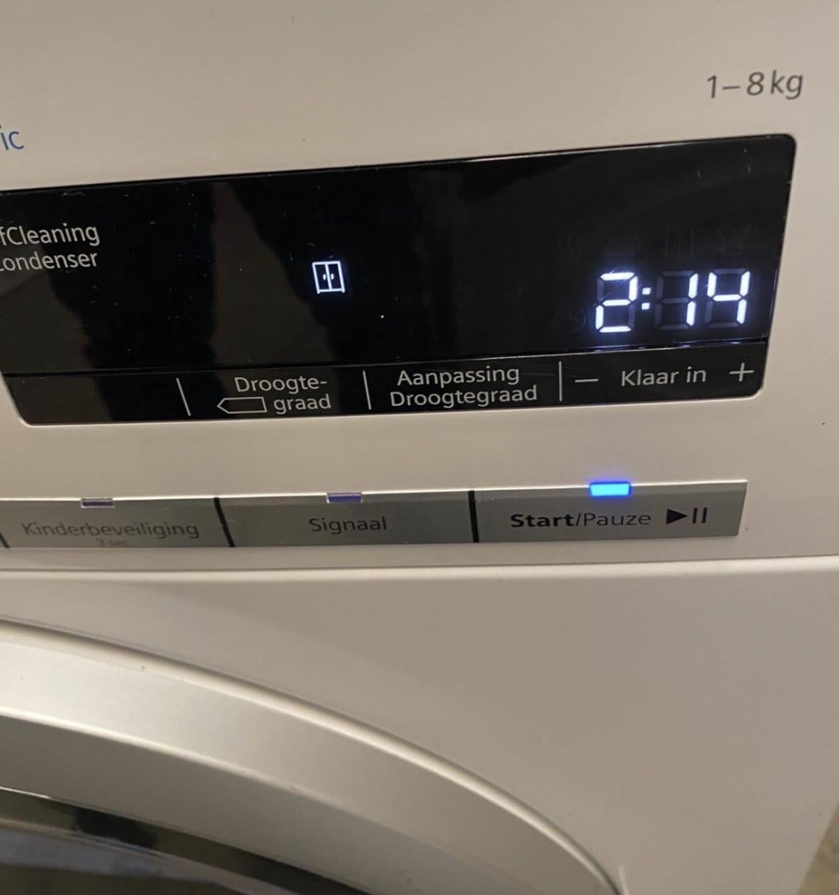 Siemens warmtepomp droger 8 kg A++