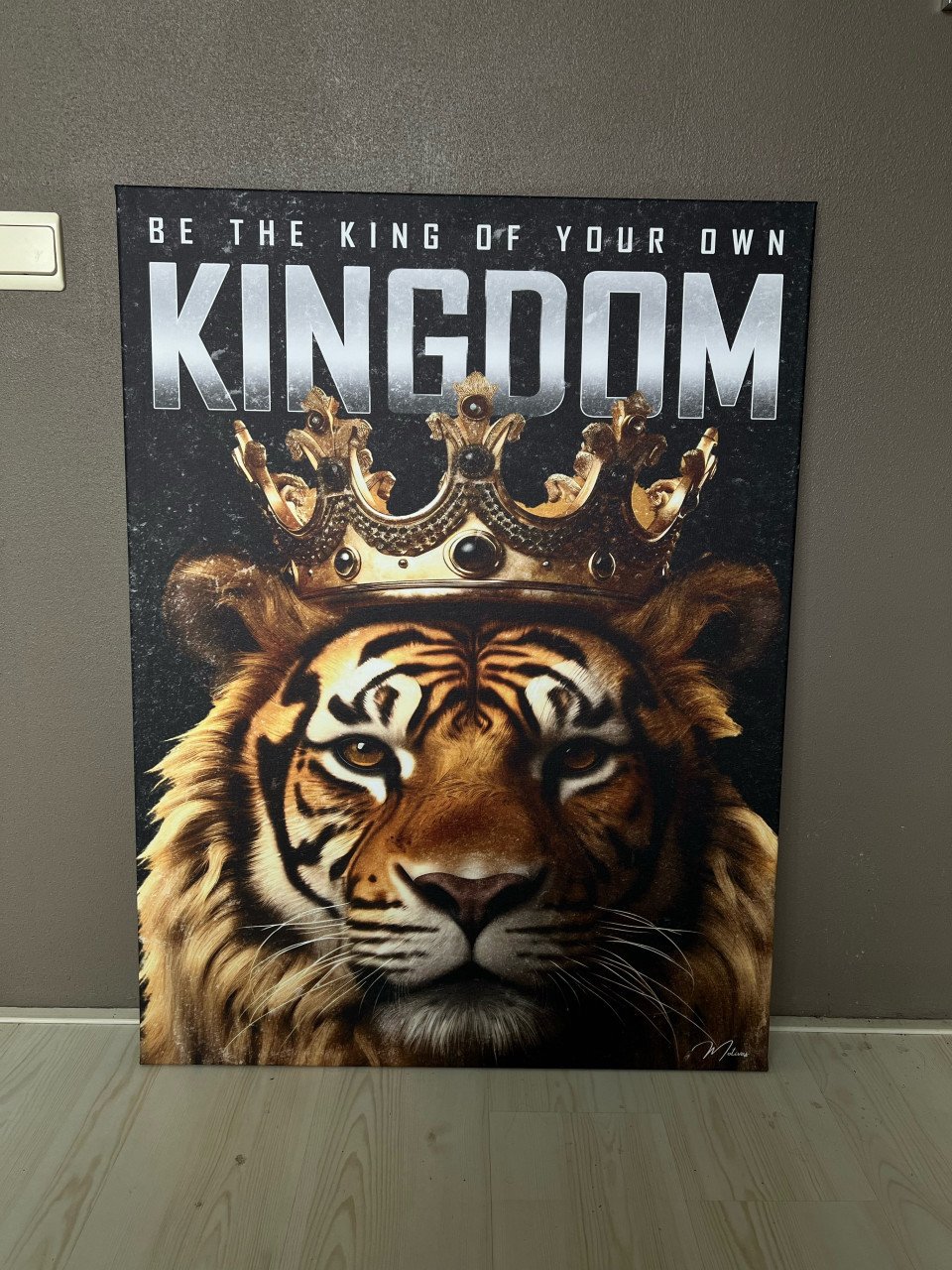 3x Canvas 1x plexiglas lijst