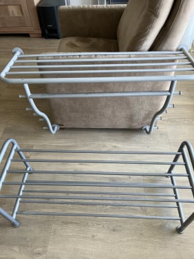 Te Koop: een IKEA set Kapstok met bijbehorend schoenenrek