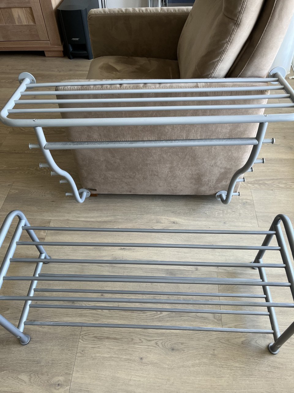 Te Koop: een IKEA set Kapstok met bijbehorend schoenenrek