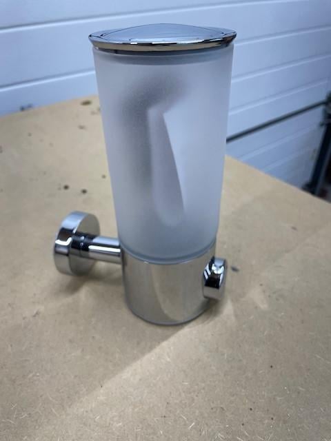 Zeep dispenser RVS - glas