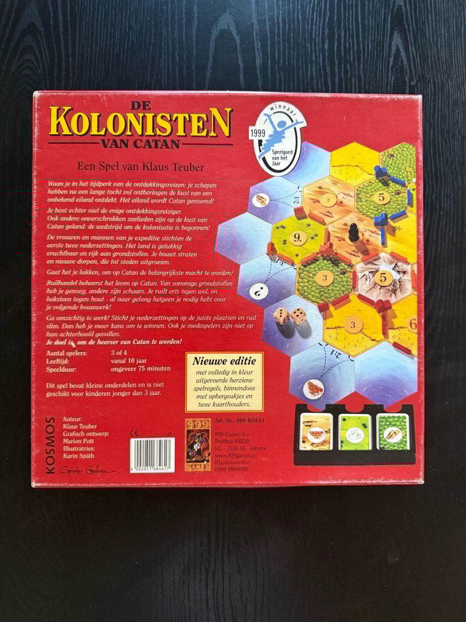 Kolonisten van Catan basisspel houten versie
