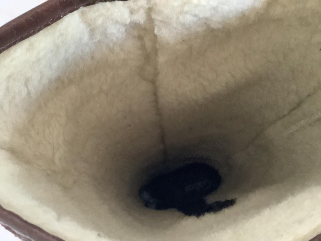 Gabor Laarzen Jak leer - bont gevoerd - kleur Mokka - boven wijdte 32/38 cm