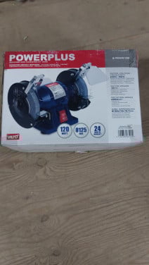 Powerplus werkbank slijpmachine nieuw