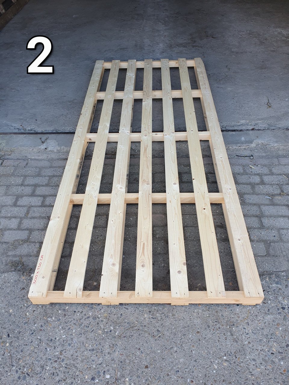 4 Super grote pallets/vlonders/brandhout.