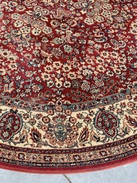 ❣️Schitterend Sfeervol Rond Vintage Vloerkleed❣️170 cm doorsnede❣️
