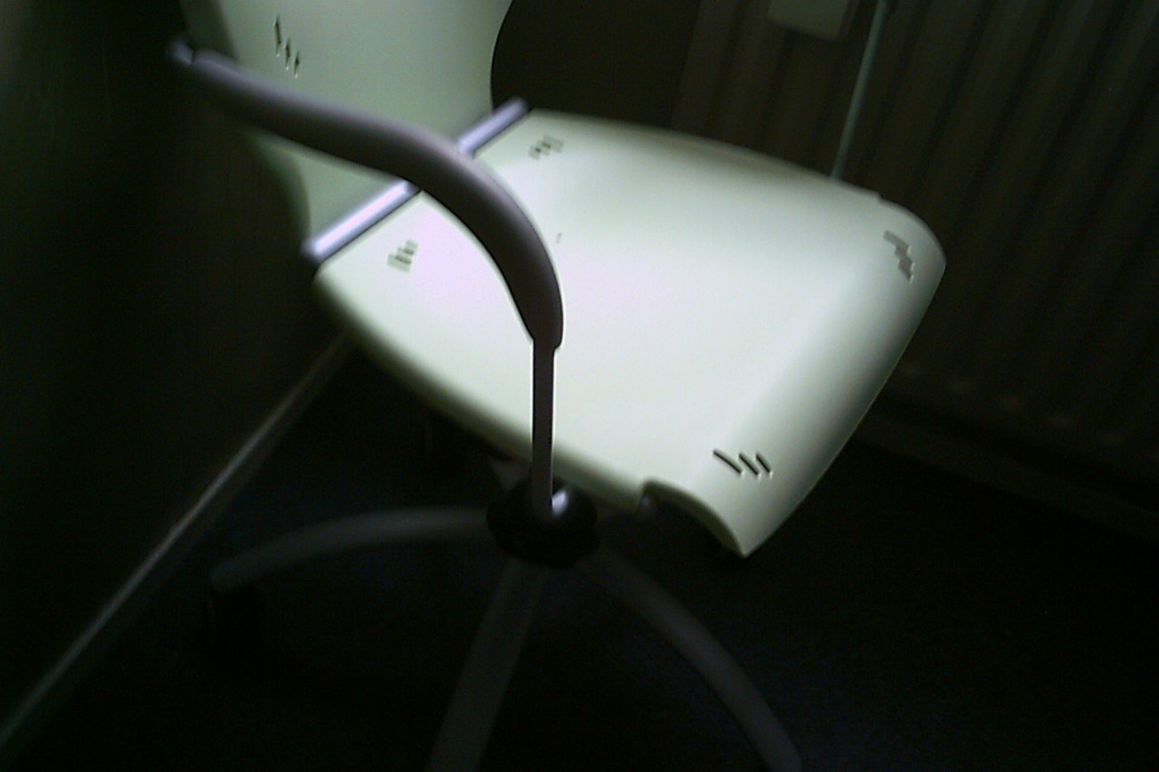 DESIGN bureaustoel  -- grijs/groen --