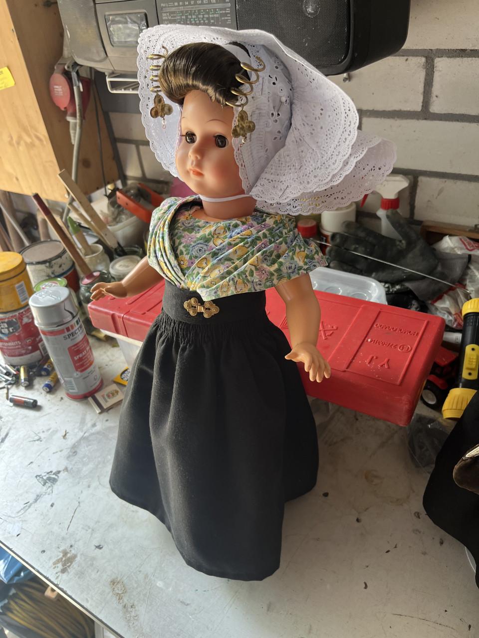 Boerin Klederdrachtpop