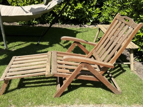 Ligstoel (Teak)