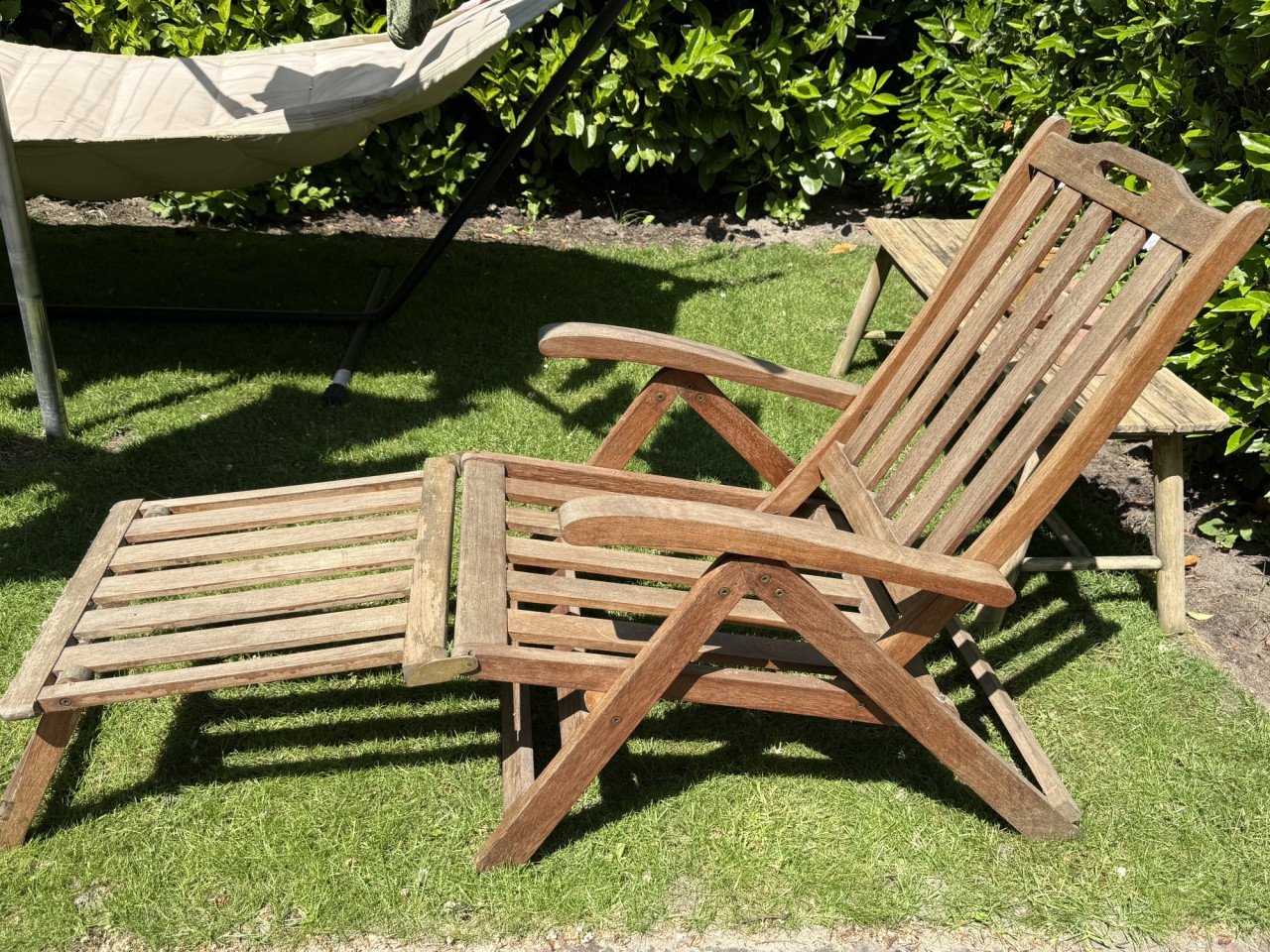 Ligstoel (Teak)