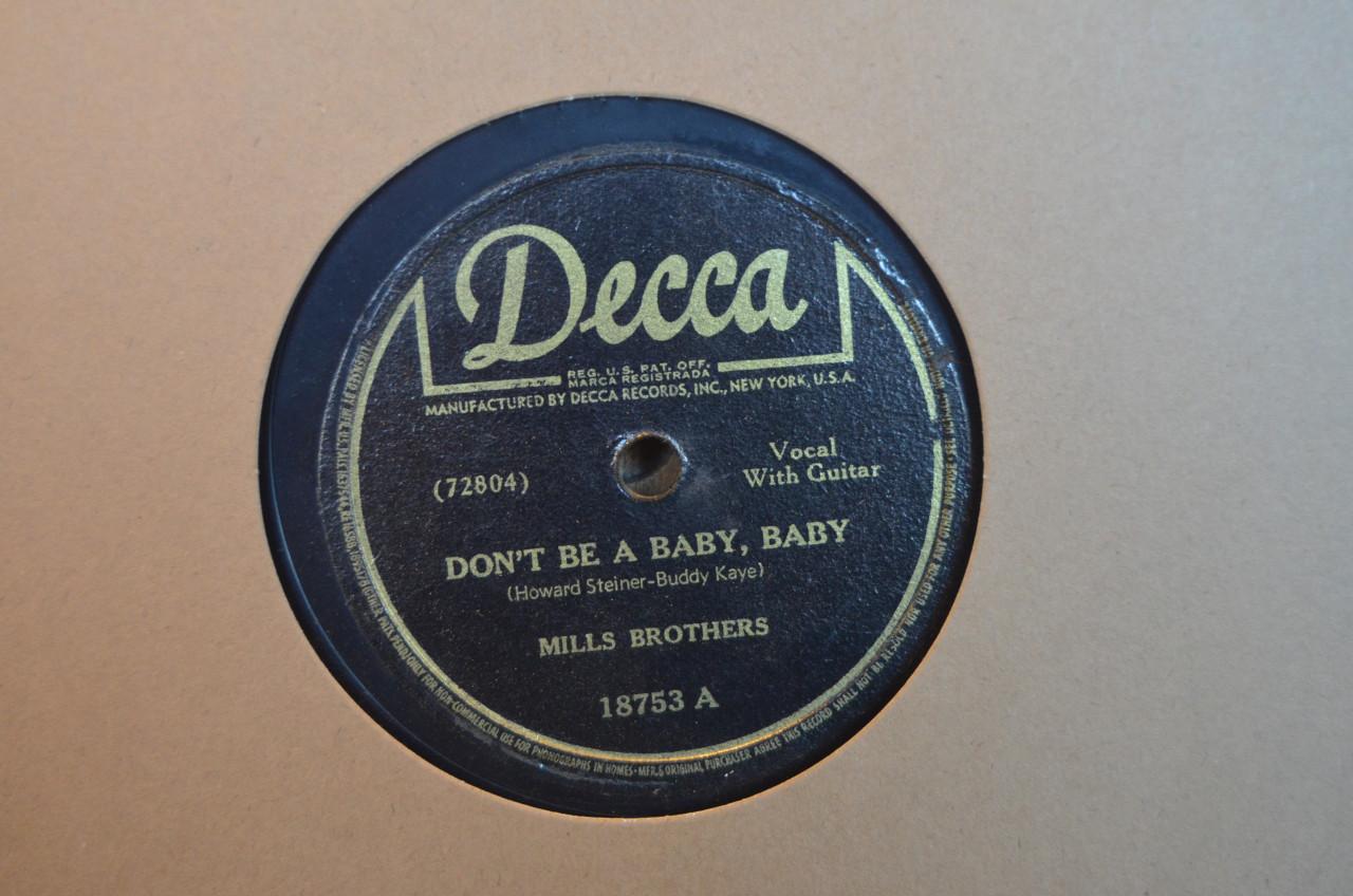 78 rpm Mills Brothers jaren '40 en '50 héél veel stuks. (6)