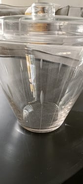 Glazen bowlschaal