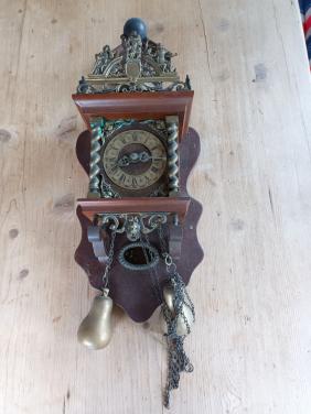 Zaanse vintage wandklok – Hubert Herr, Triberg Germany