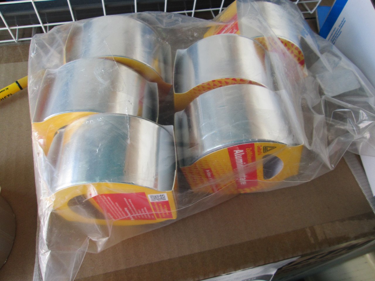 7 rollen aluminiumtape NIEUW