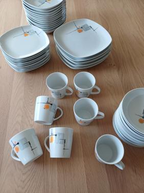 Vrolijk  gekleurde Servies set Sunrise