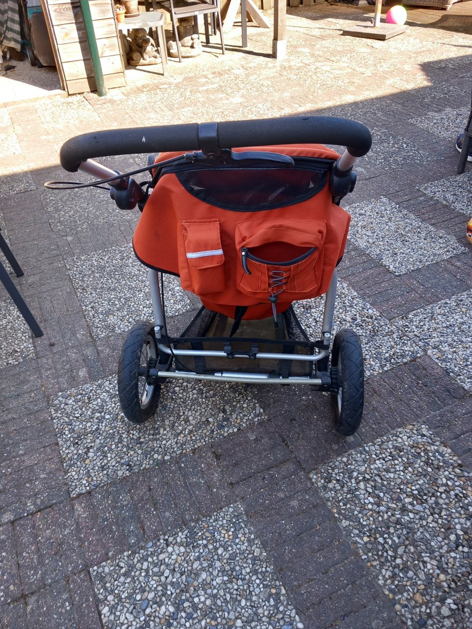 Quinny wandelwagen met regenhoes