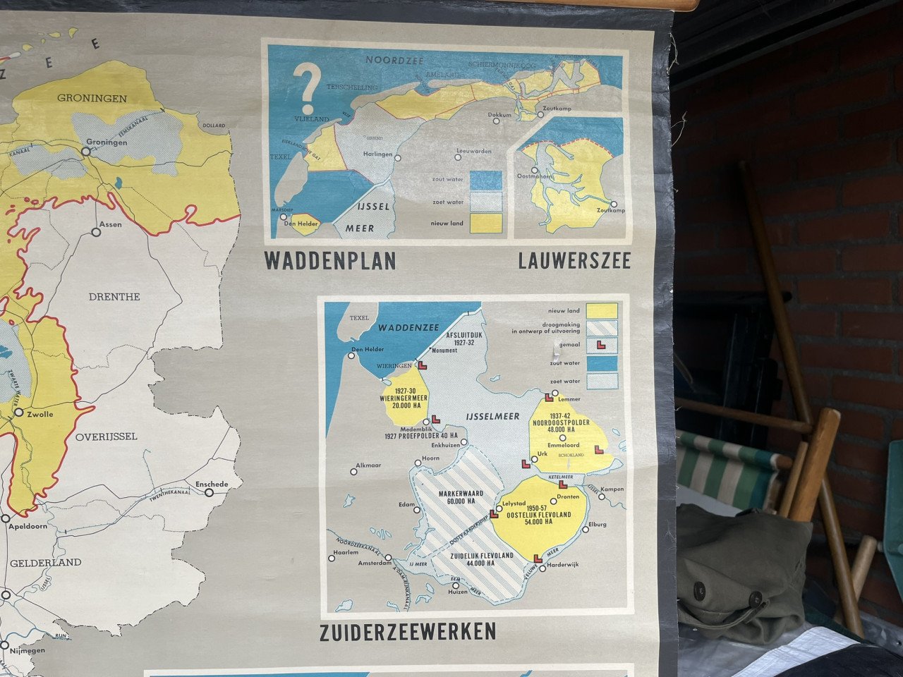 Schoolplaat bedreigd waterland
