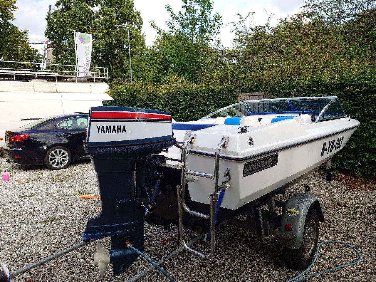 Beekman Ultra 450 met Riba Trailer, 55 PK motor en toebehoren