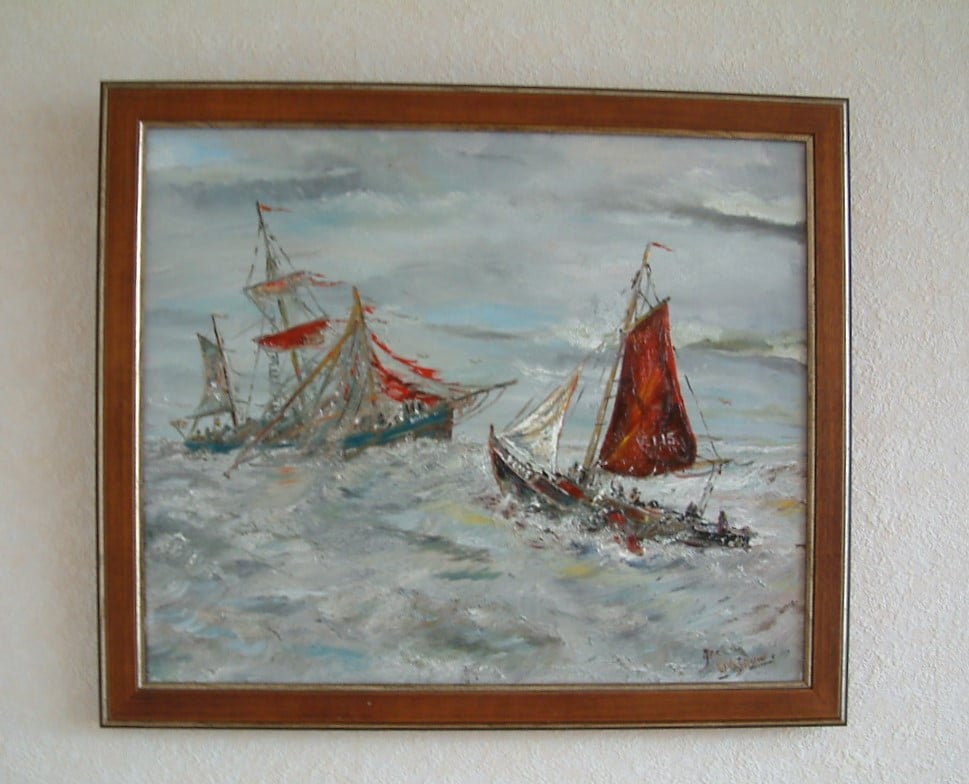 Schilderijen  --water en windt