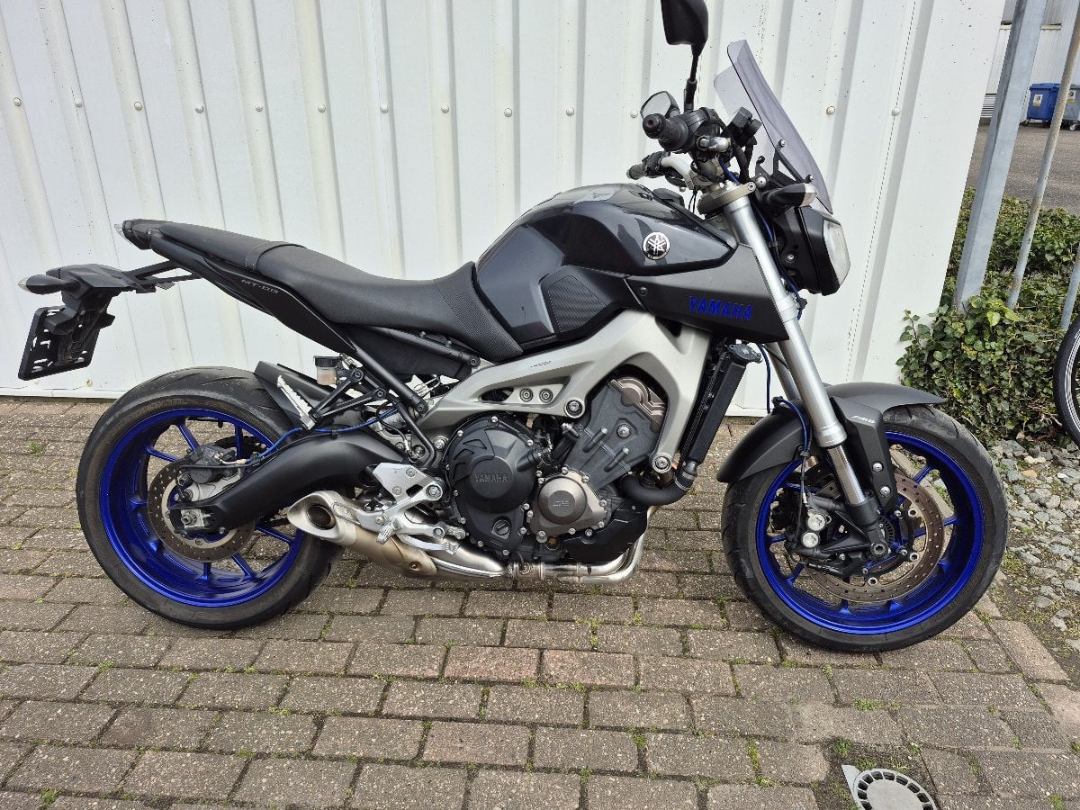 Yamaha MT-09 uit 2014, stoere naked bike