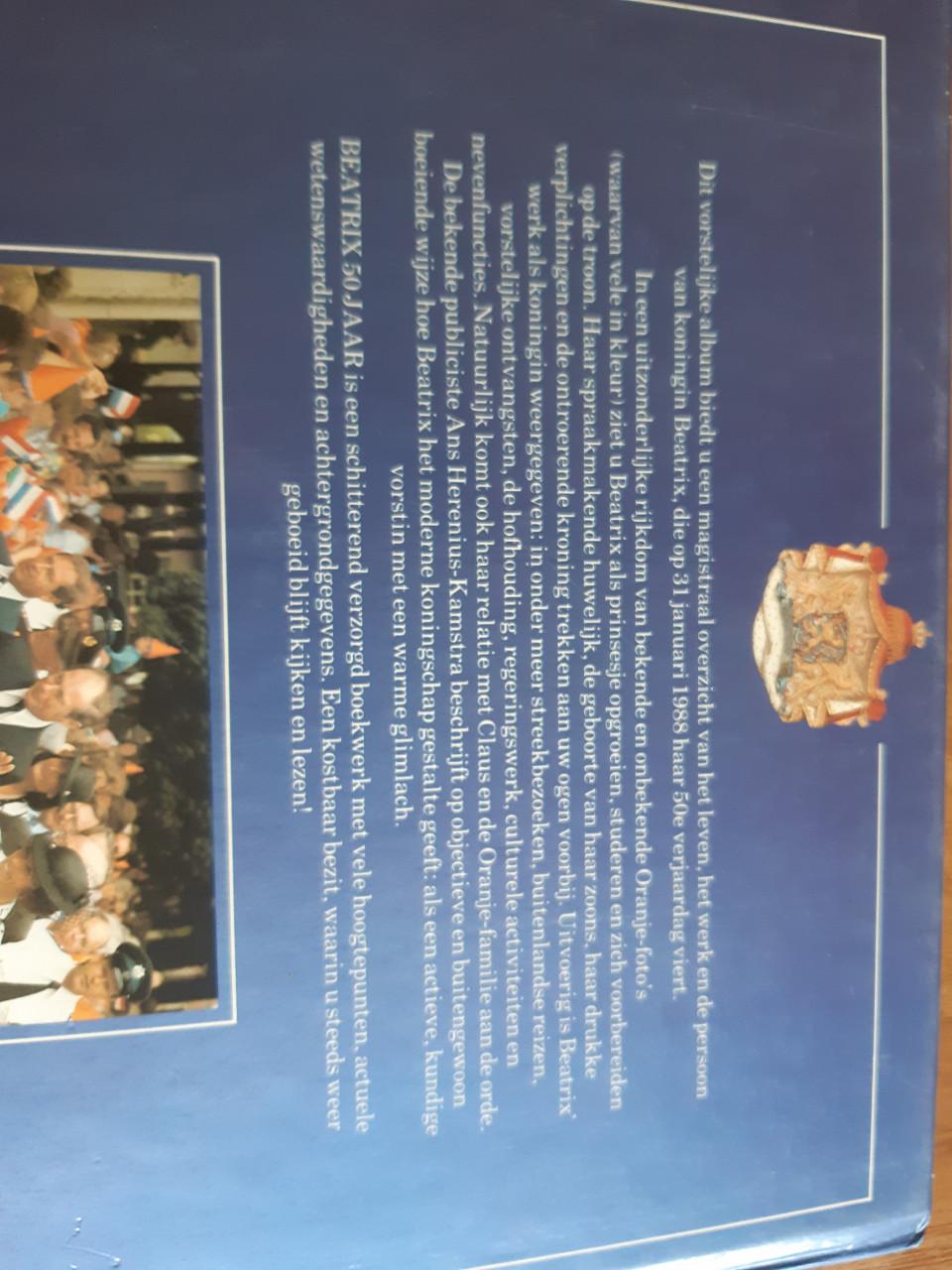 Boek Beatrix 50 jaar