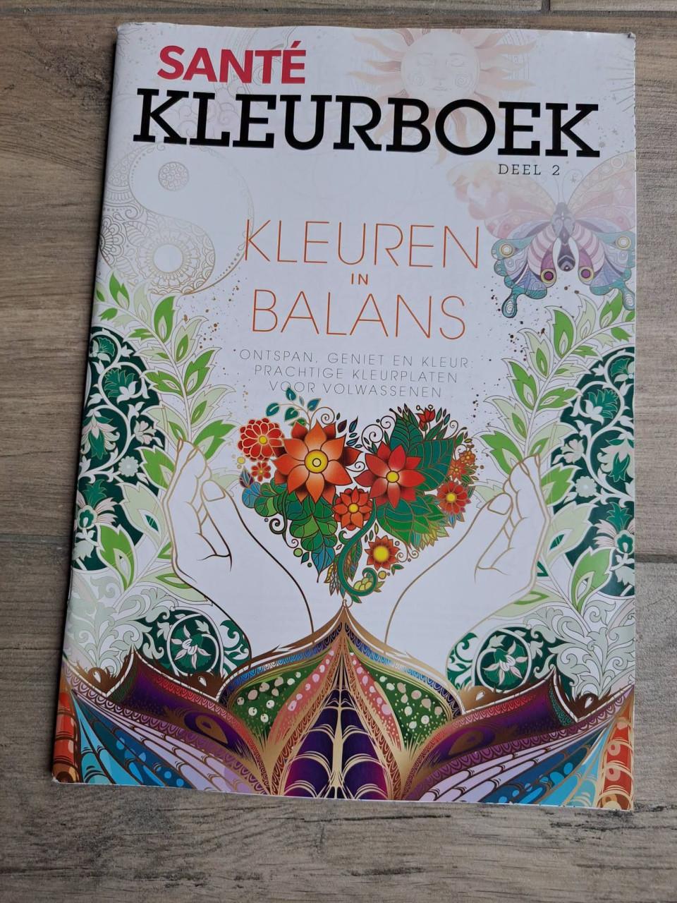 Sante kleurboek, kleuren in balans
