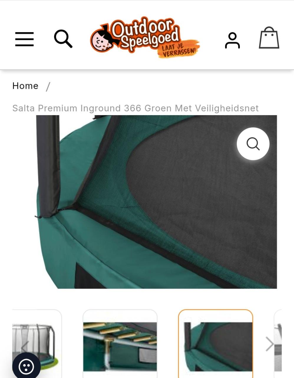Veiligheidsnet Salta Premium Inground 366 cm