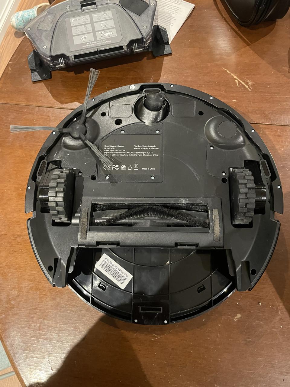 Robotstofzuiger met dweilfunctie