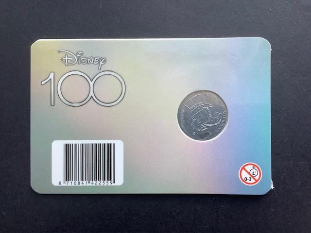 Coincard Donald Duck geluksdubbeltje 2023.