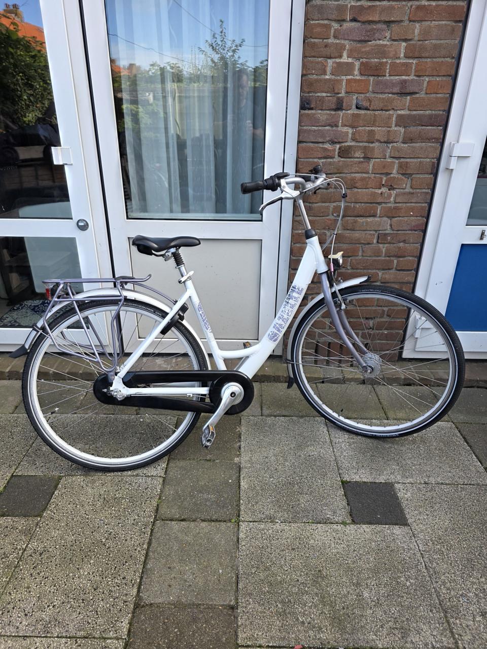 Dames fiets GAZELLE-Esprit-28 inch-3 versnellingen-Fr.maat 50cm- slot AXA