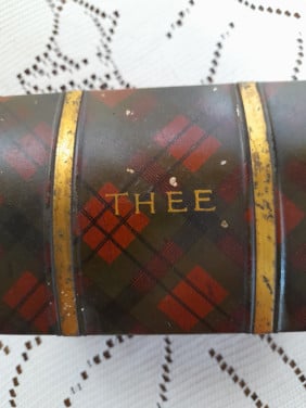 Theeblikje , vintage