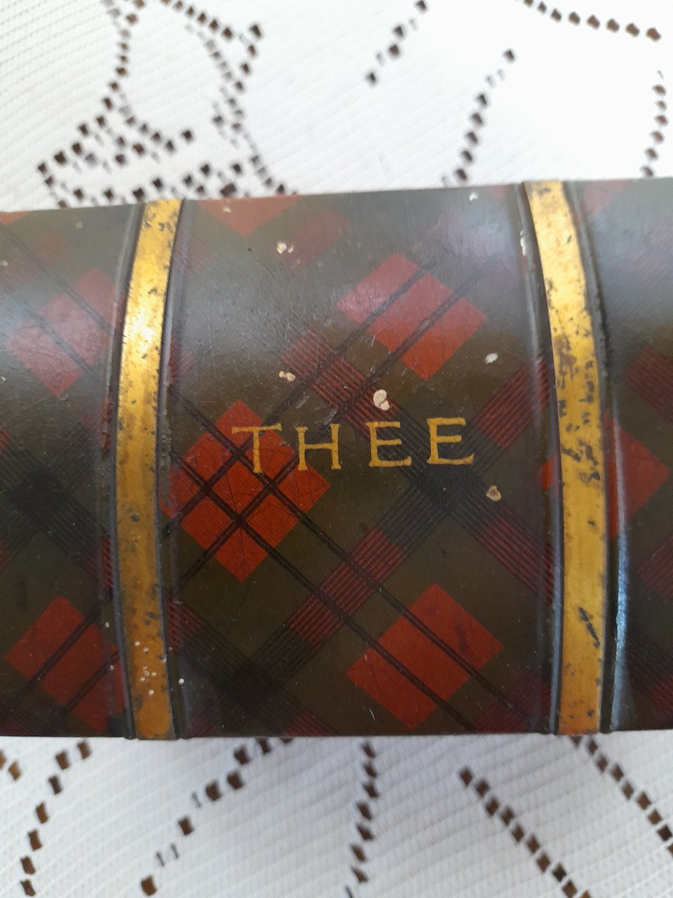 Theeblikje , vintage