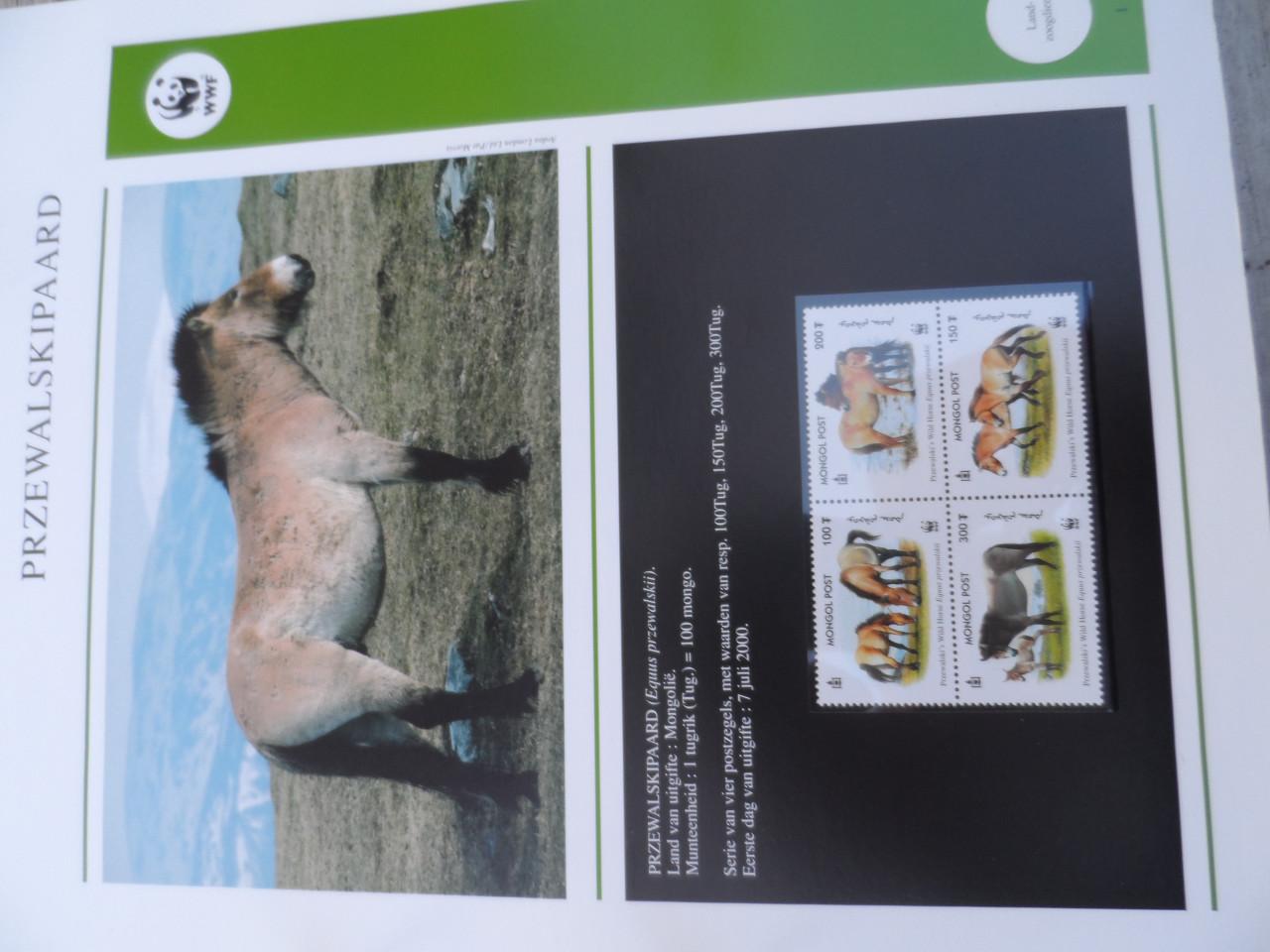 WWF maximumkaarten , FDC en postzegels en Hologramvel