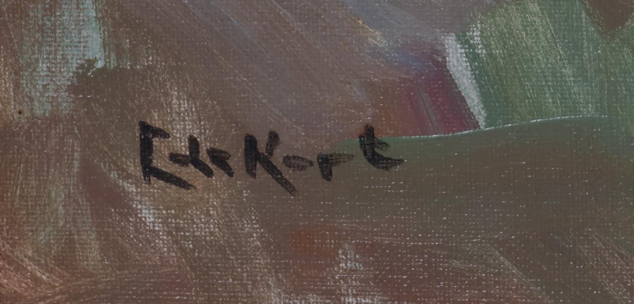 OLIEVERF OP DOEK CORNELIS DE KORT ,1910-1996